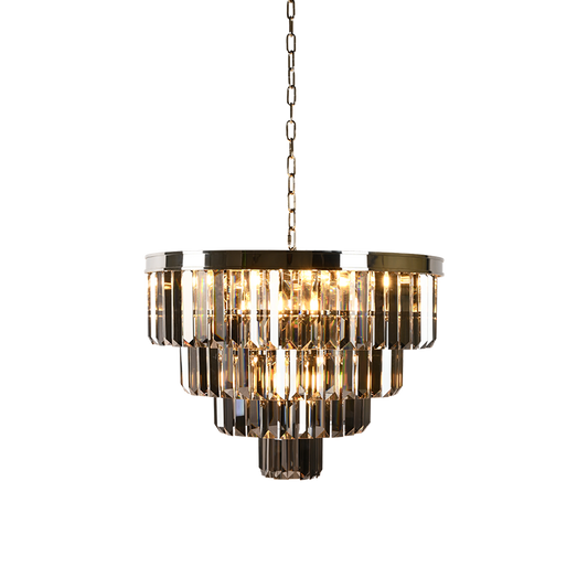 Elegant Crystal Glass Prism Chandelier