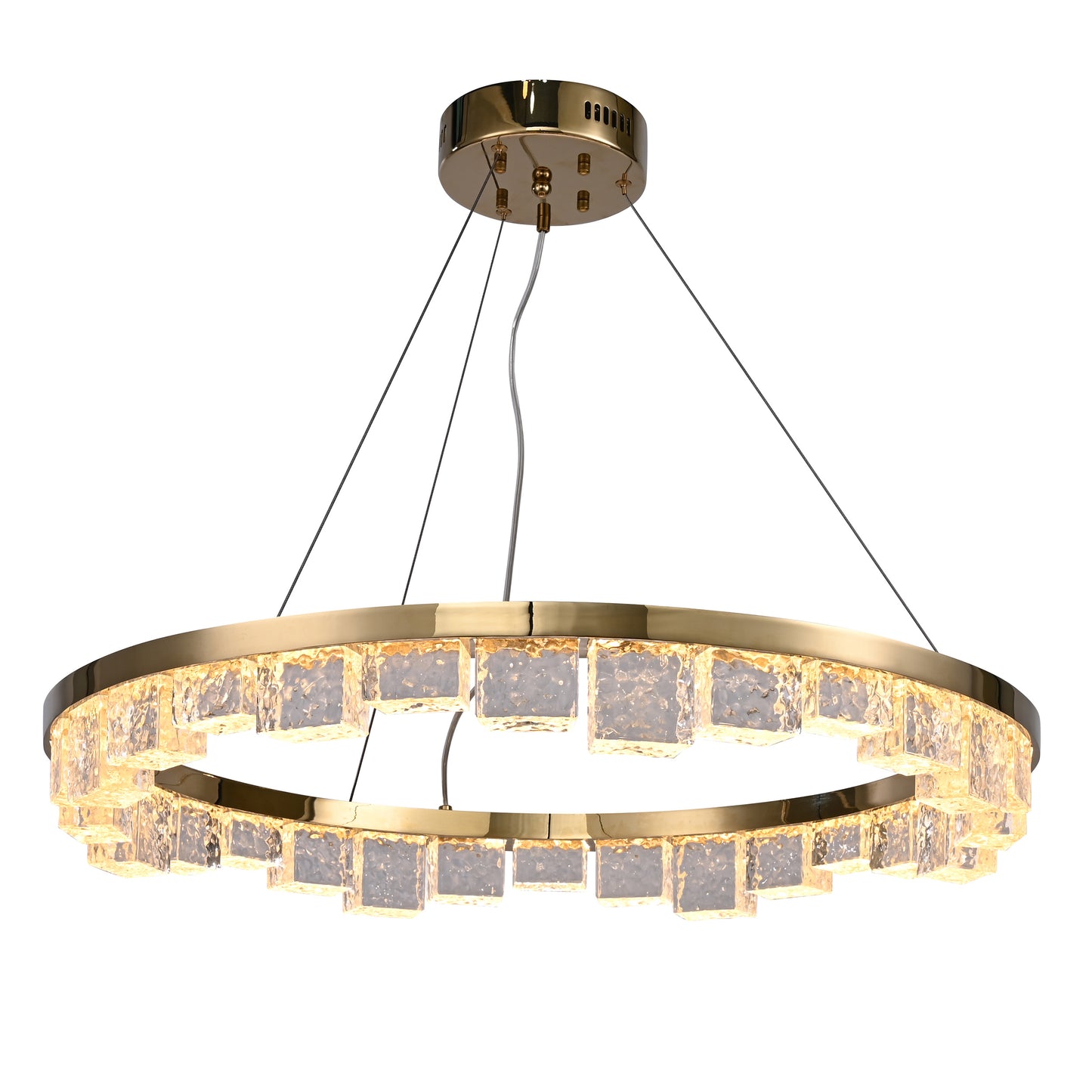 Modern Dynamic Wave LED Chandelier