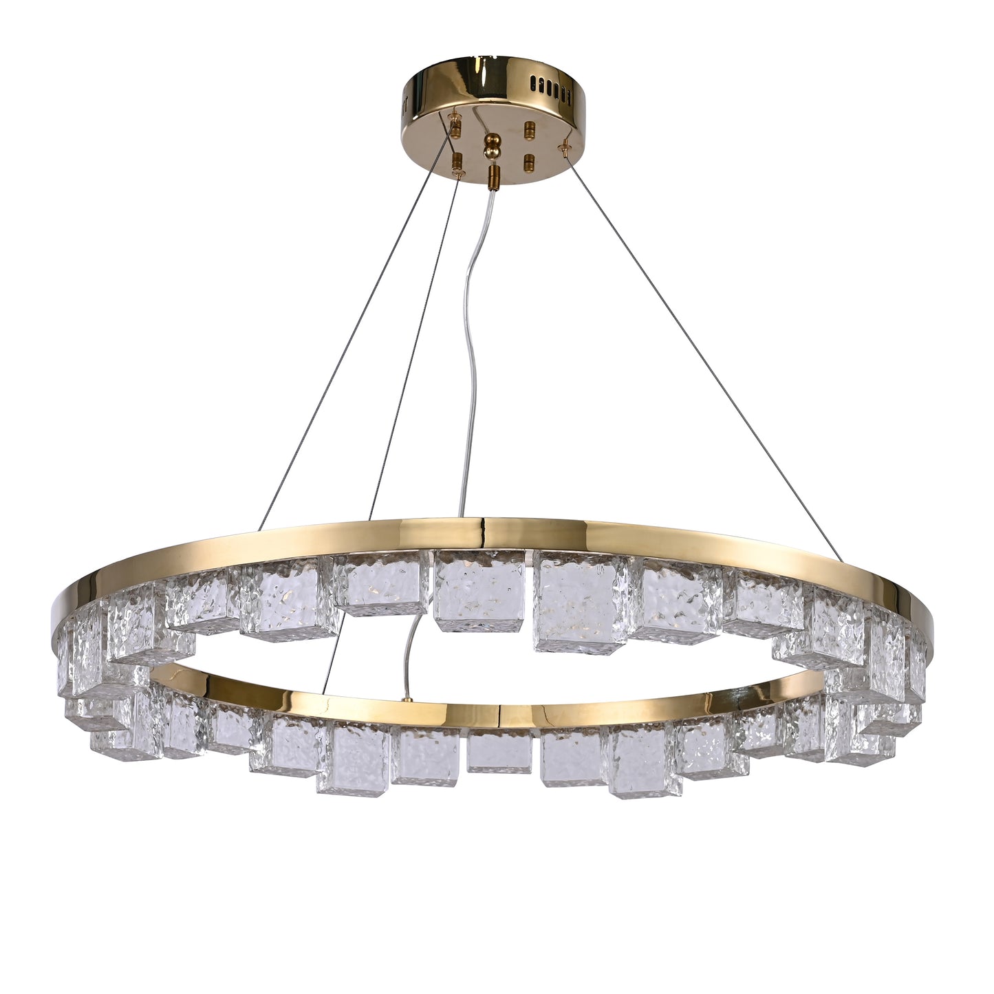 Modern Dynamic Wave LED Chandelier