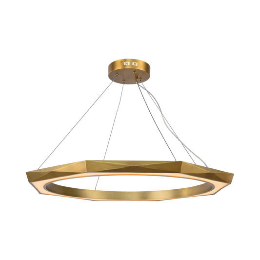 Antique Brass LED Pendant