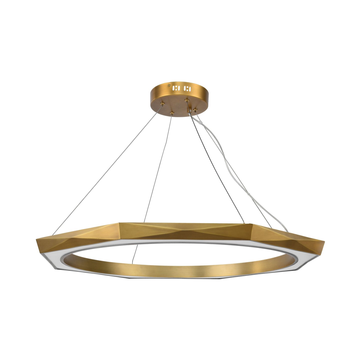 Antique Brass LED Pendant