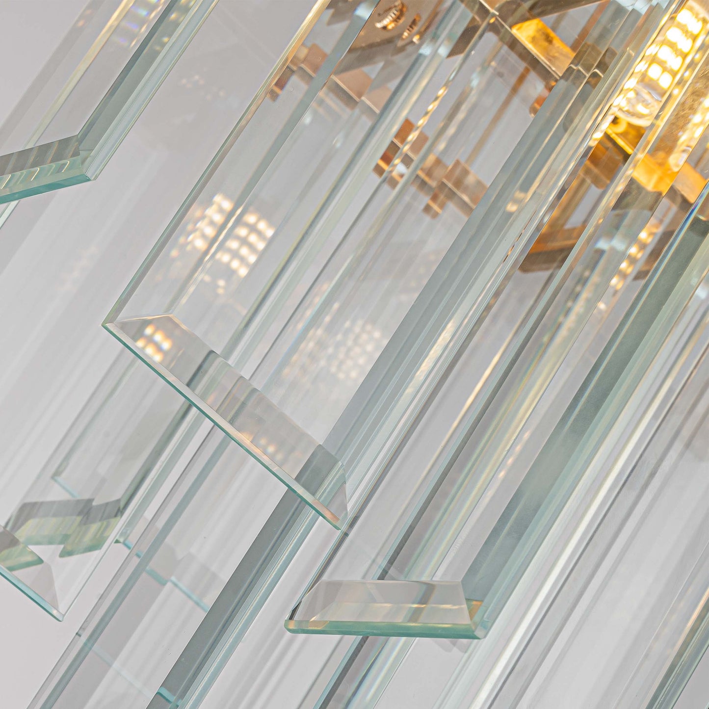 Urban Elegance glass panels Chandelier