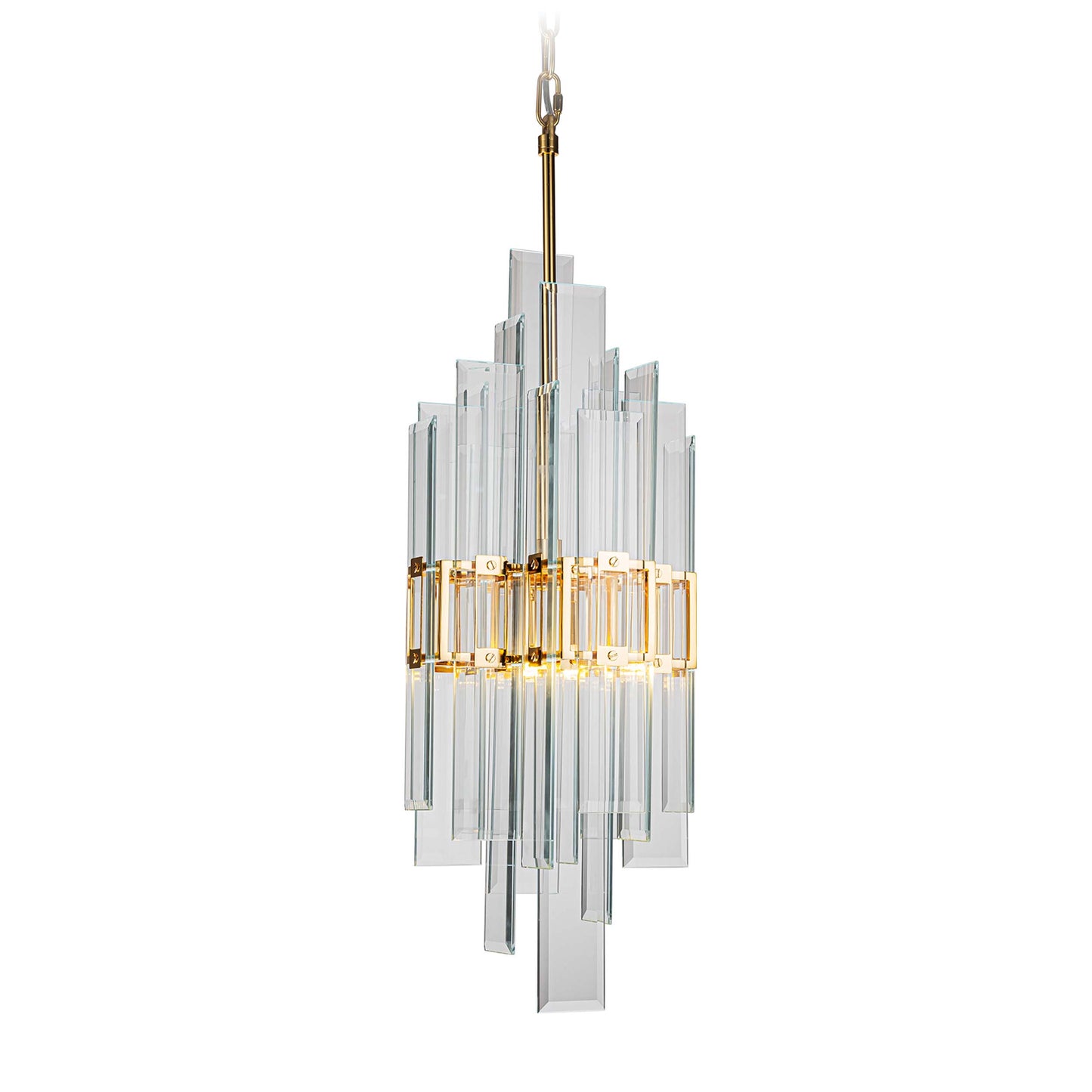 Urban Elegance glass panels Chandelier