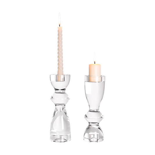 Exquisite Crystal Glass Candlestick