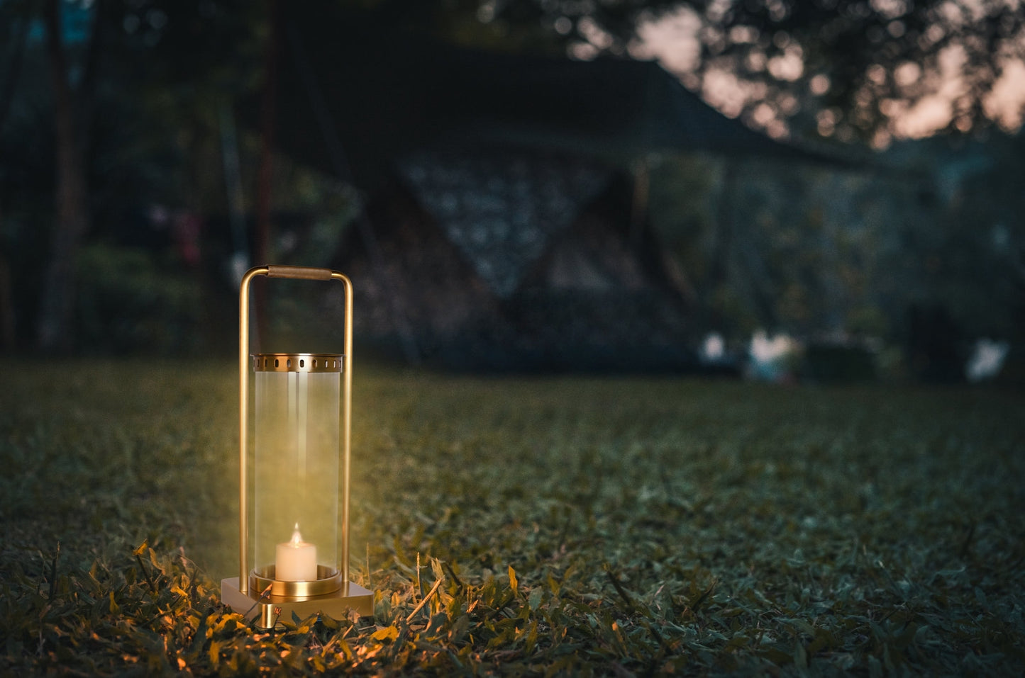 Antique Brass Copper Lantern