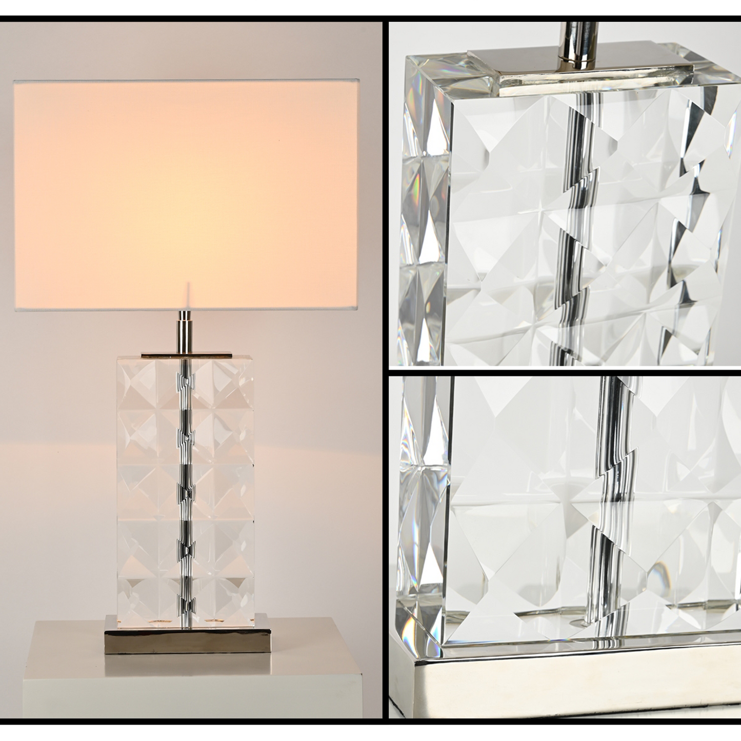 Luxury Crystal Glass Table Lamps-good decor