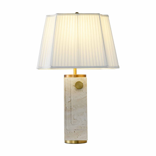 Luxurious Travertine Stone Lamp