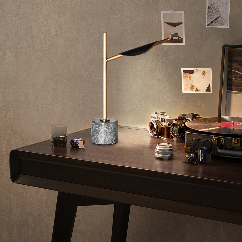 Stylish Marble Dimmable Table Lamp