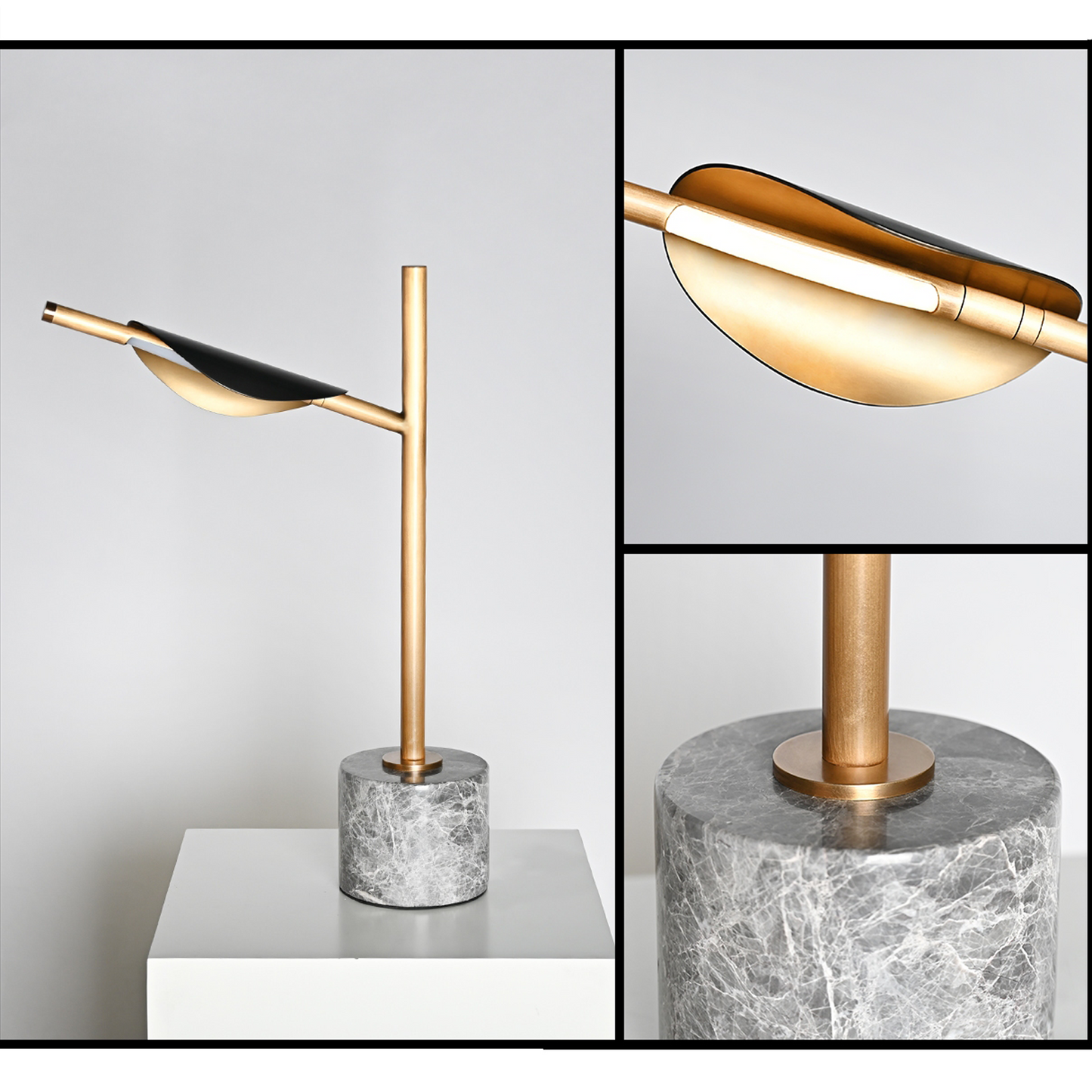 Stylish Marble Dimmable Table Lamp