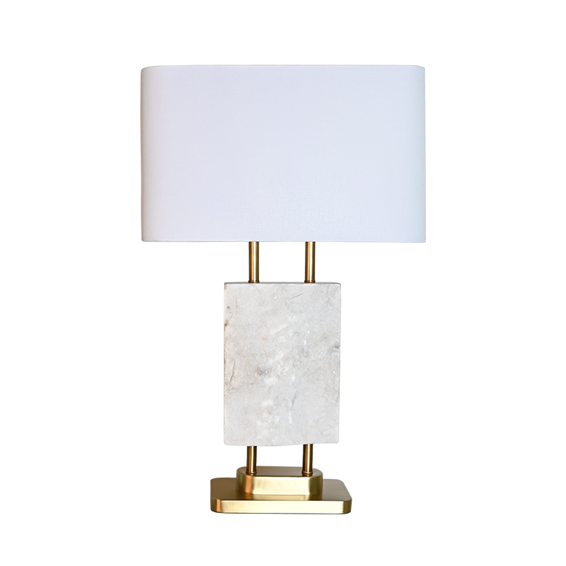 Modern White Marble Table Lamp