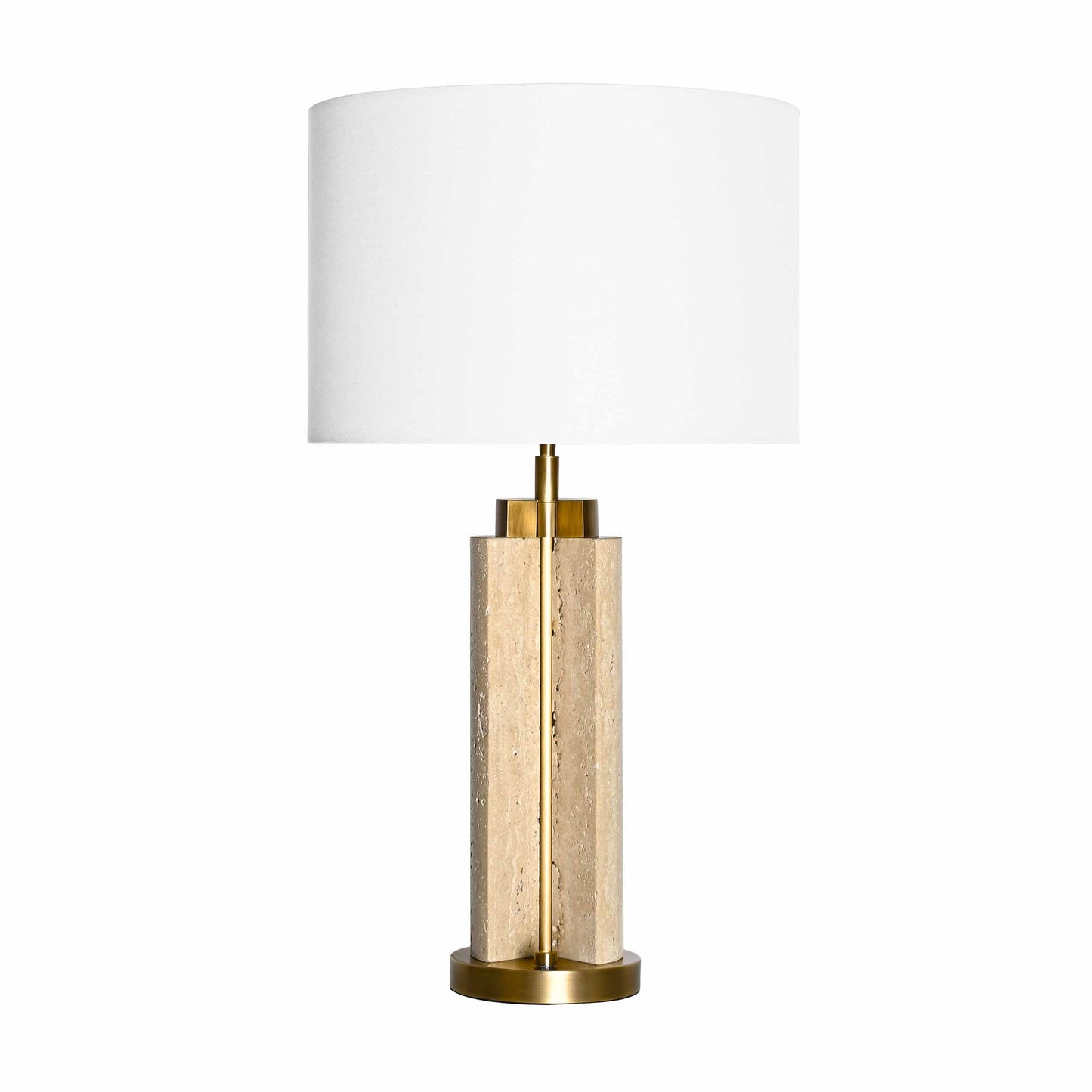 Luxurious Yellow Marble Table Lamp