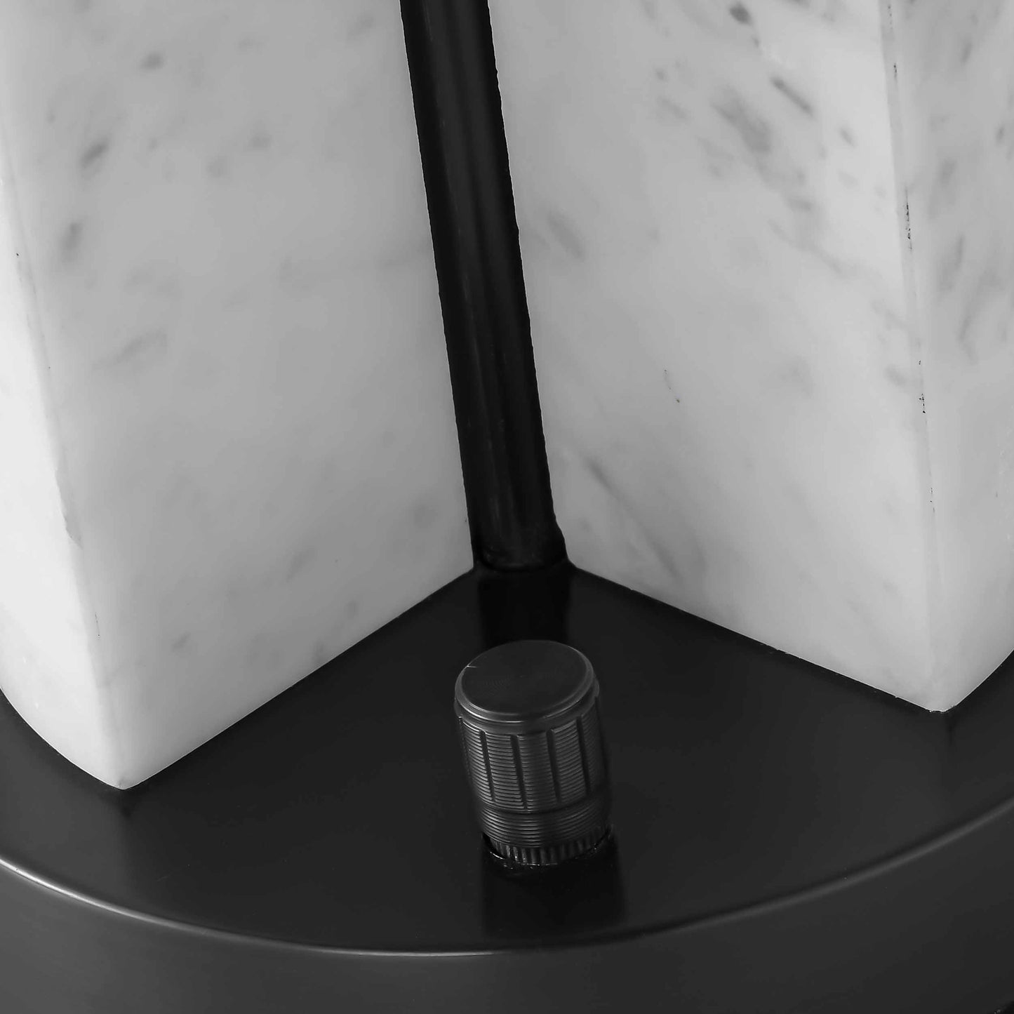 Modern Dimmable White Marble Table Lamp