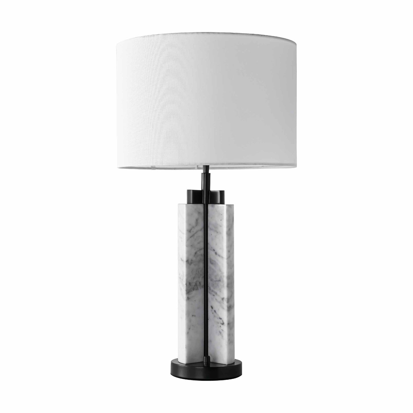 Modern Dimmable White Marble Table Lamp