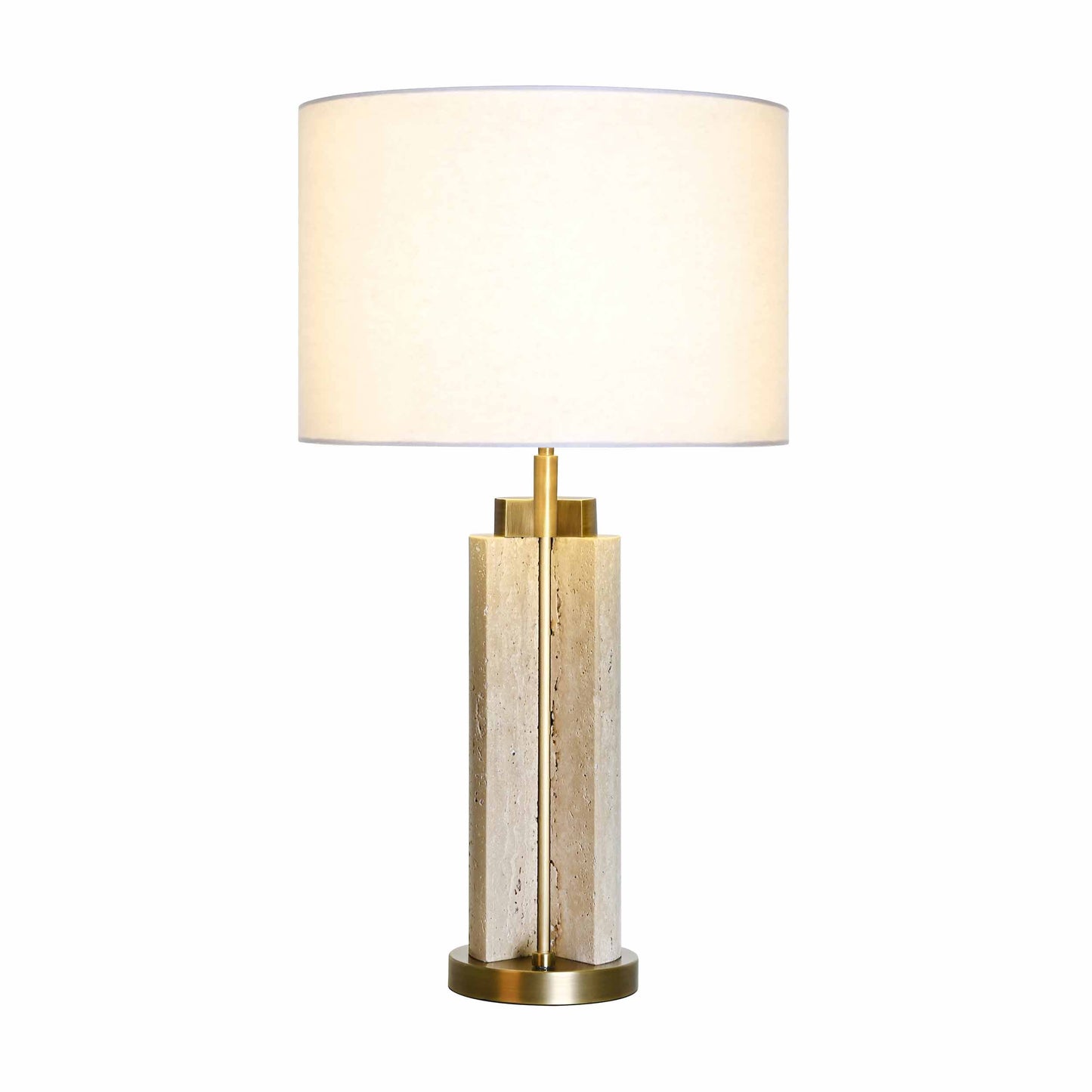 Luxurious Yellow Marble Table Lamp