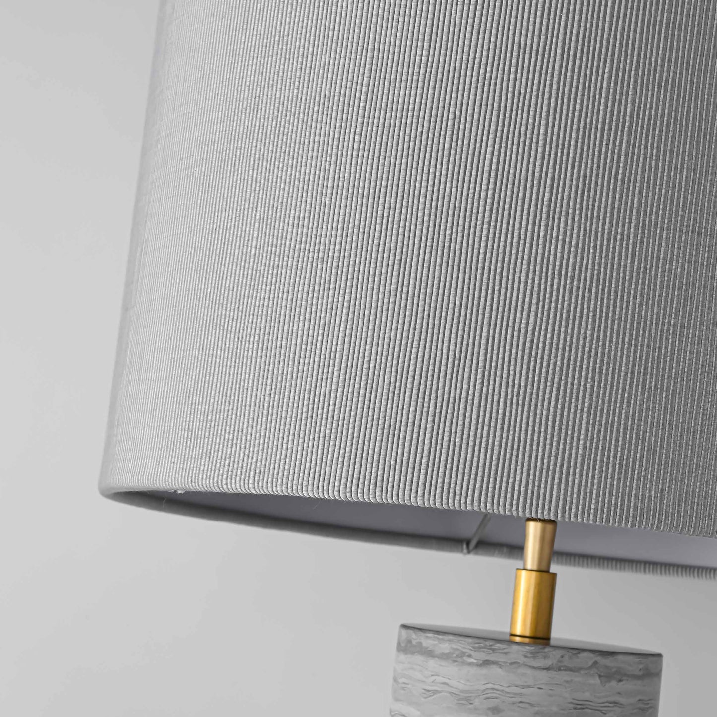 Modern grey wood texture marble table lamp