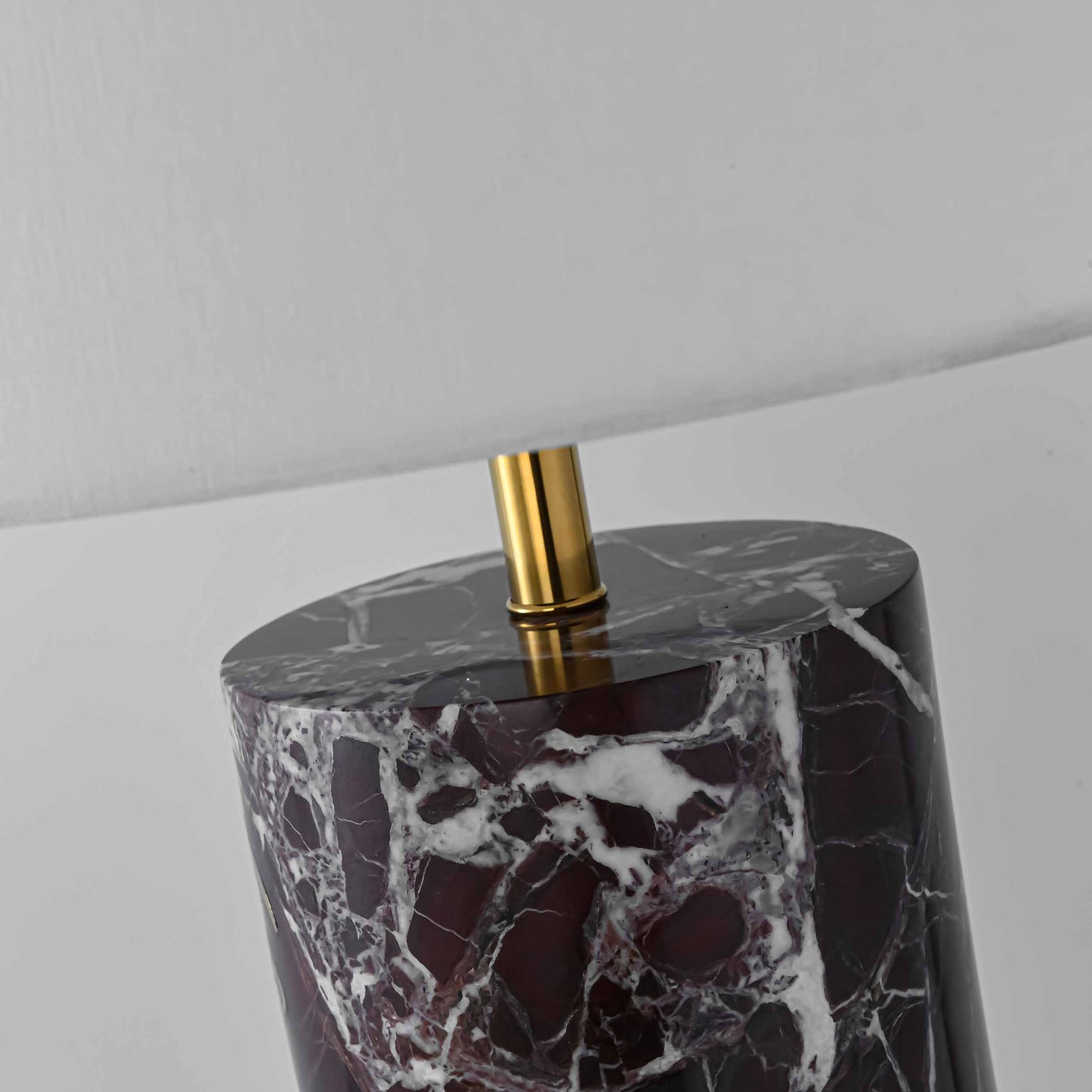 Luxurious Violet Marble Table Lamp