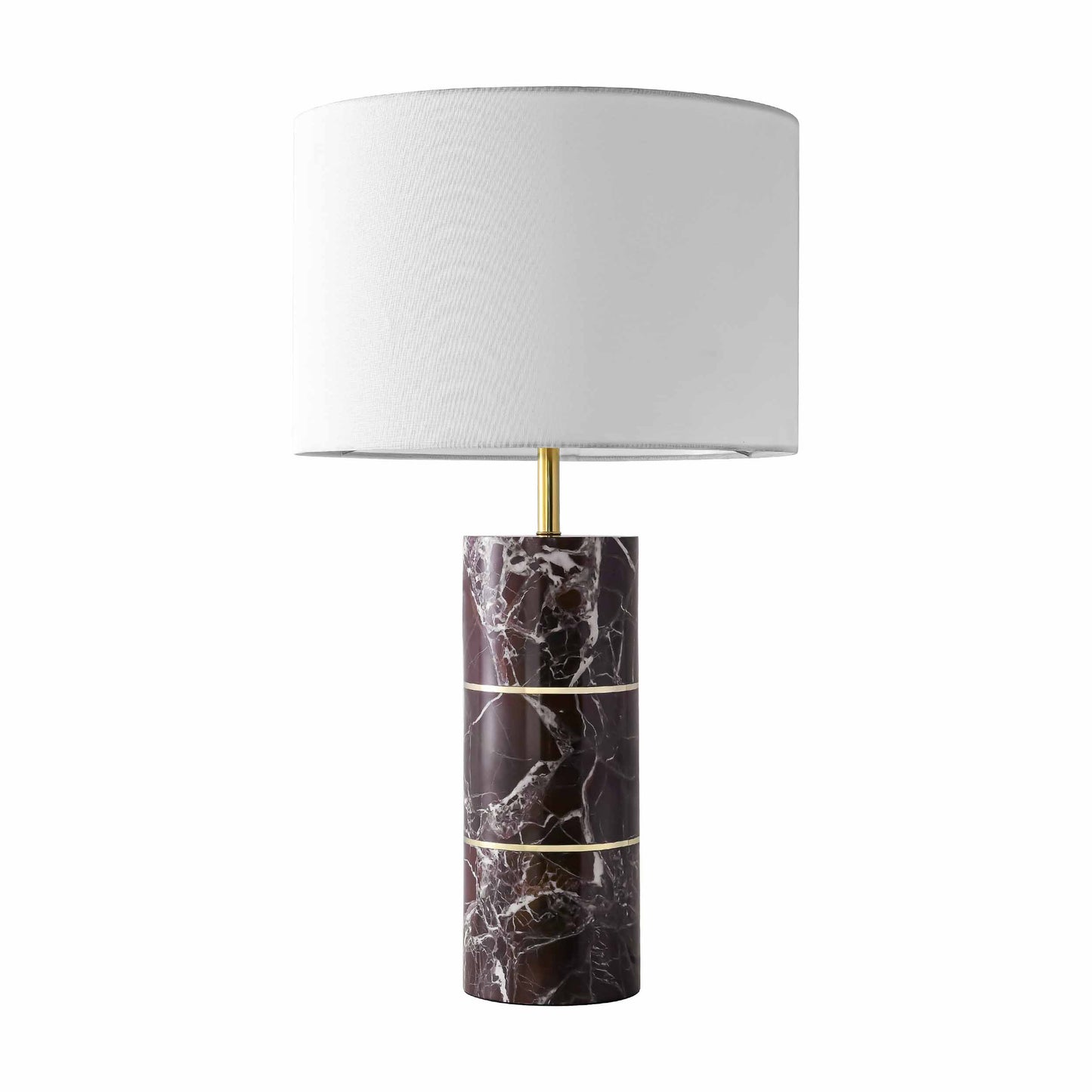 Luxurious Violet Marble Table Lamp