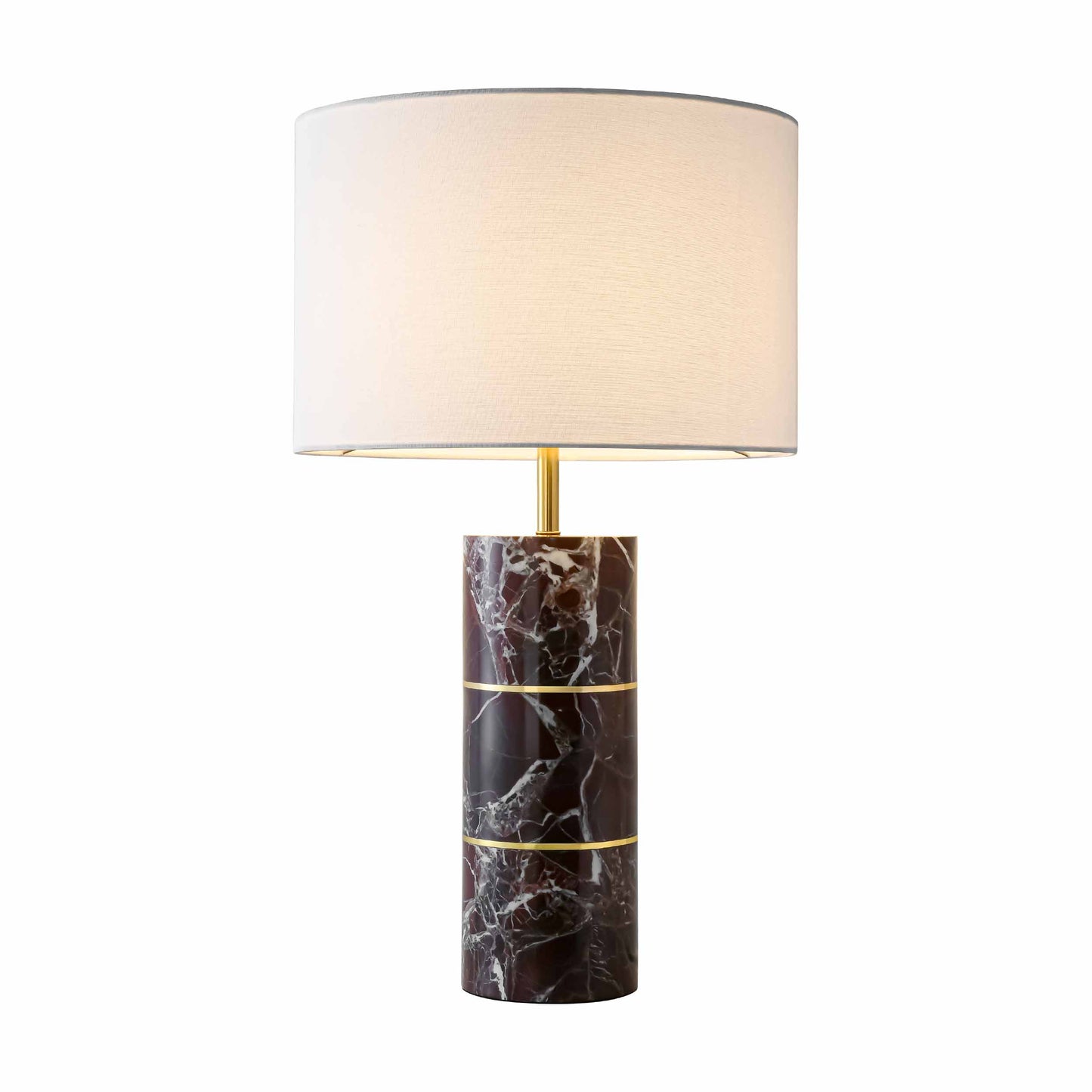 Luxurious Violet Marble Table Lamp