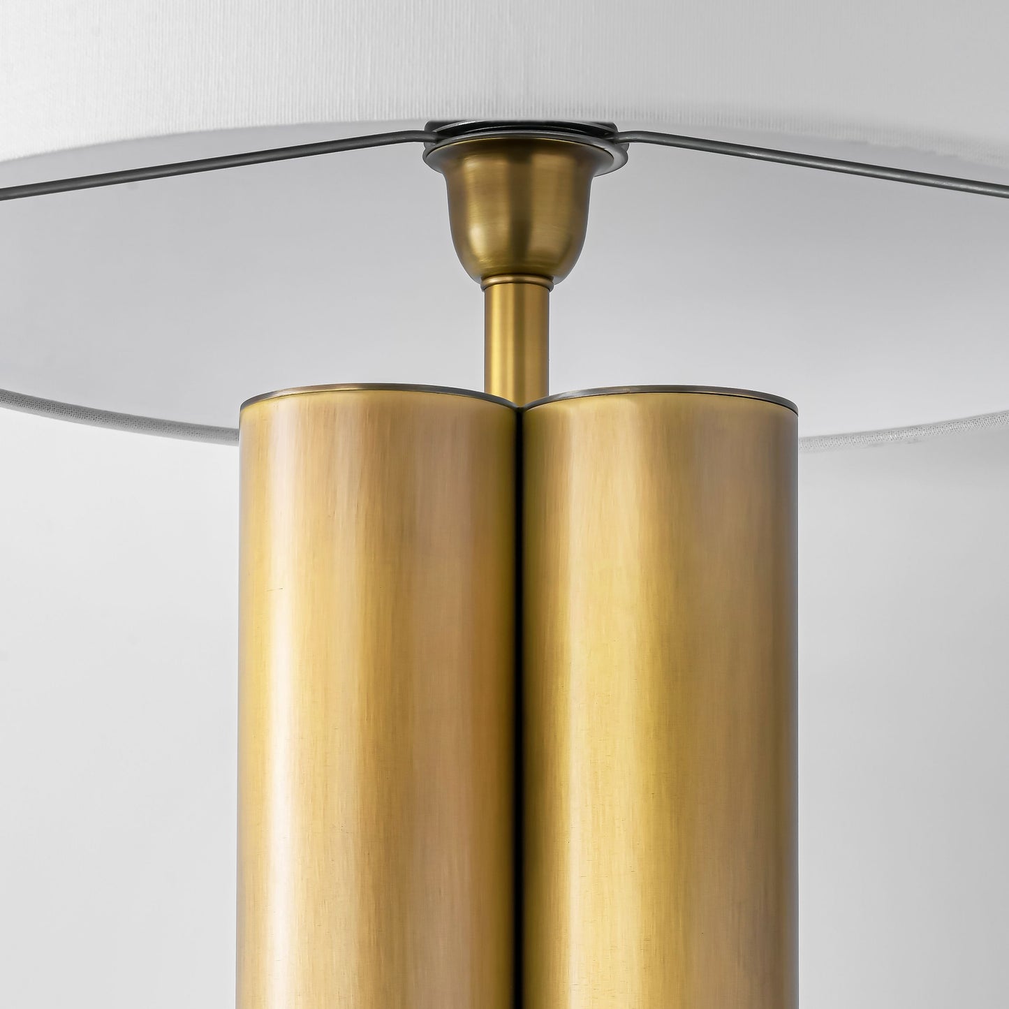 Modern Luxury Steel and Marble Table Lamp