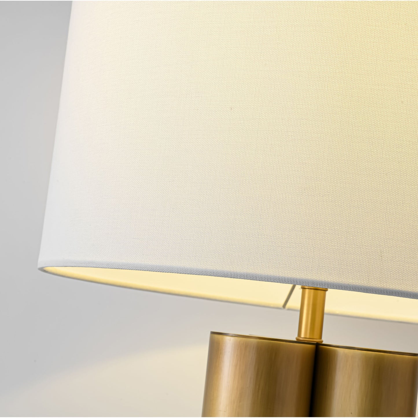 Modern Luxury Steel and Marble Table Lamp