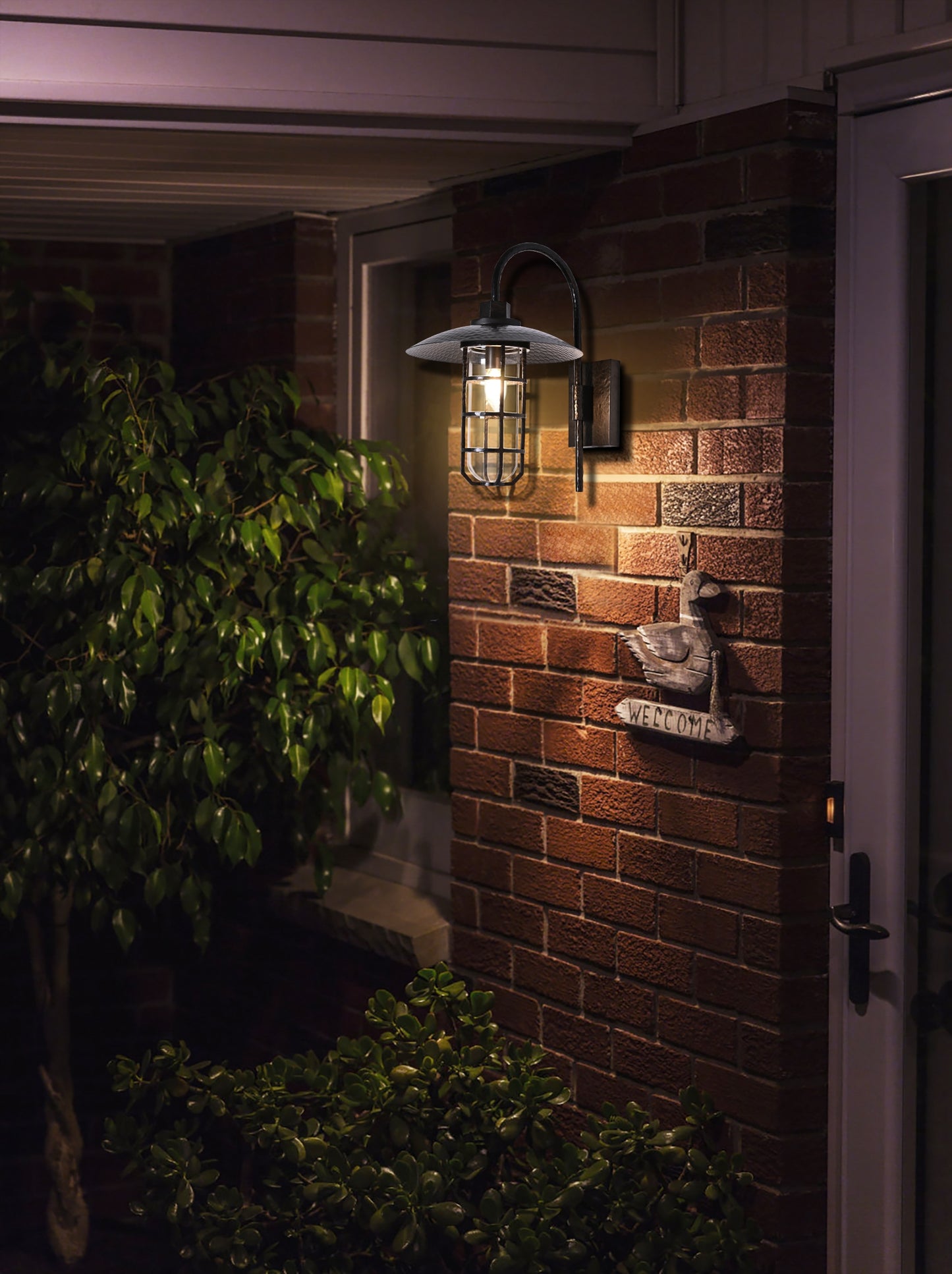 Antique Bronze Outdoor Copper Wall Lamp